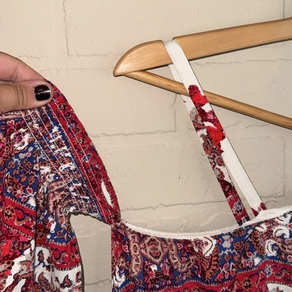 FREE PEOPLE dress Modern Nomad Mini asymmetrical off the shoulder small